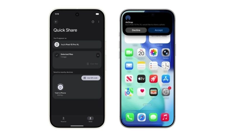 Google mở rộng tính năng tương thích AirDrop cho Android