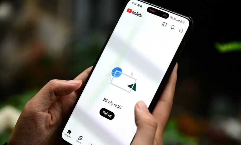 YouTube gặp sự cố sáng mùng 2 Tết
