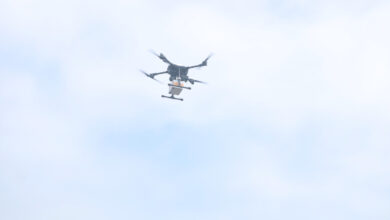 Lần đầu giao hàng vượt biển bằng UAV ở Việt Nam