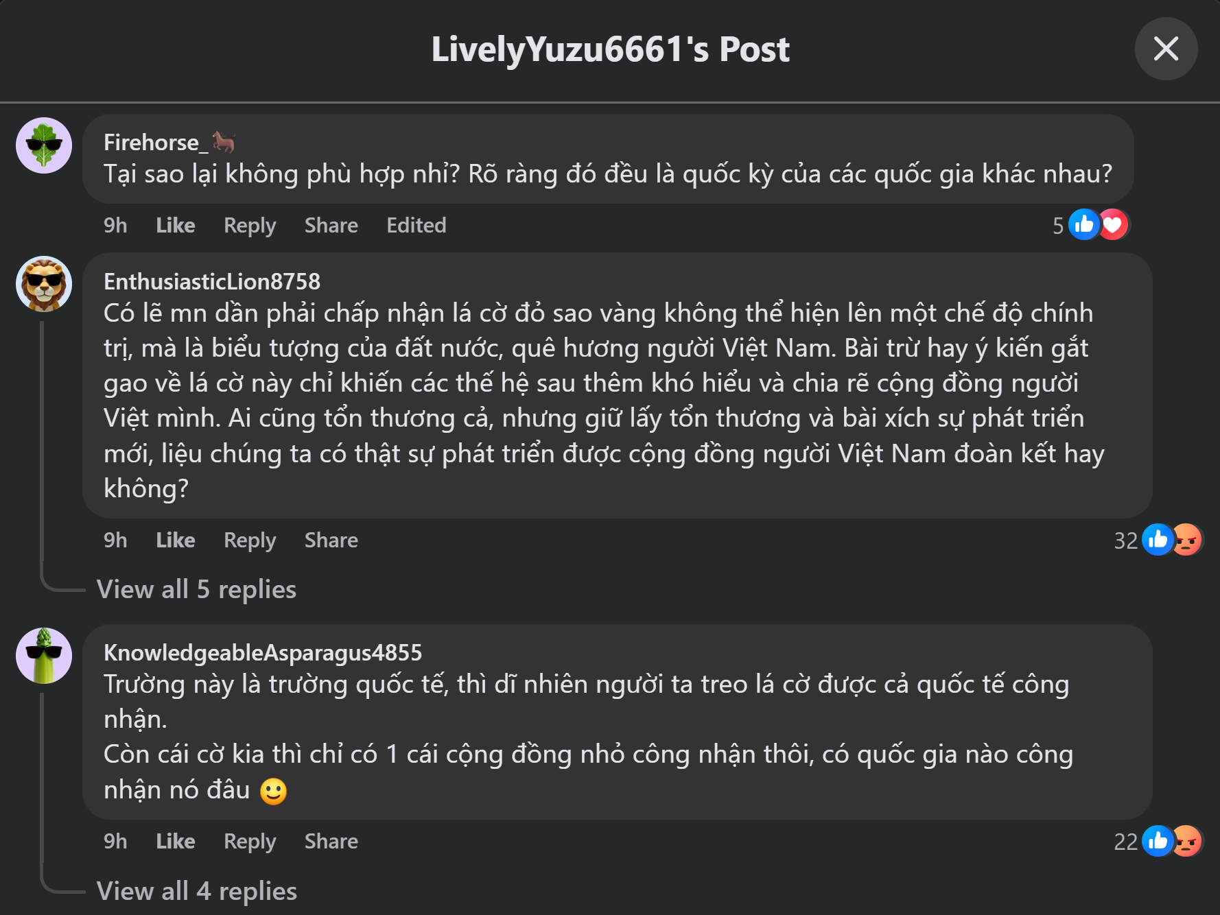 Tại vùng San Jose, Trường trung học Milpitas treo cờ đỏ sao vàng