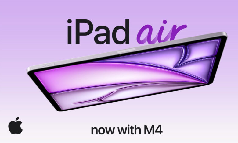 iPad Air M4 trình làng với RAM 12 GB