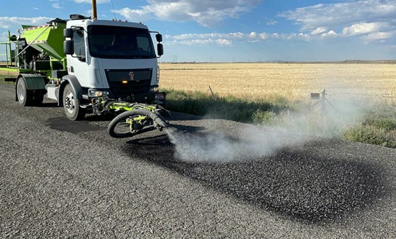 Xe vá ổ gà trong hai phút Xe vá ổ gà trong hai phút