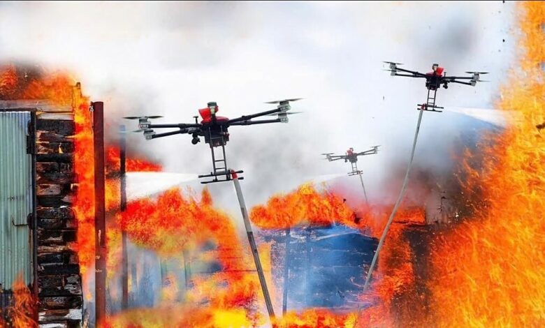 CT Group phát triển UAV bầy đàn chữa cháy