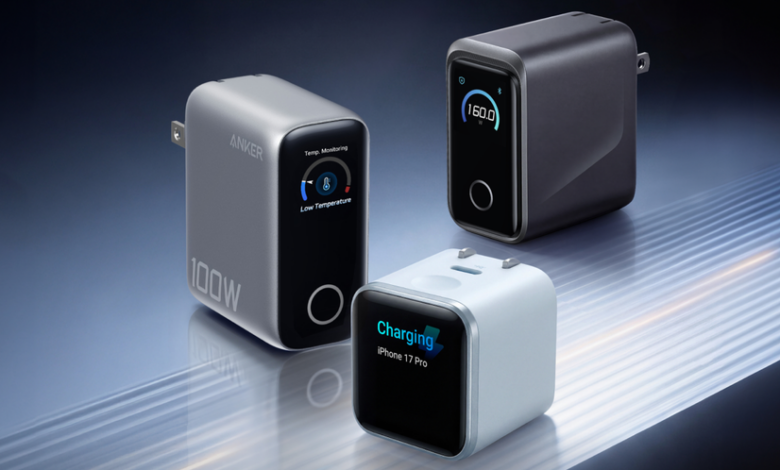 5 mẫu sạc nhanh trên 100 W tích hợp màn hình 5 mẫu sạc nhanh trên 100 W tích hợp màn hình