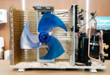 Bên trong điều hòa 6 triệu đồng dùng máy nén Inverter