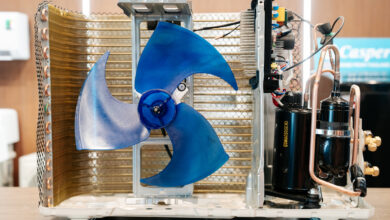 Bên trong điều hòa 6 triệu đồng dùng máy nén Inverter