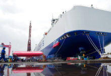 Trung Quốc bàn giao tàu chở ôtô lớn nhất thế giới