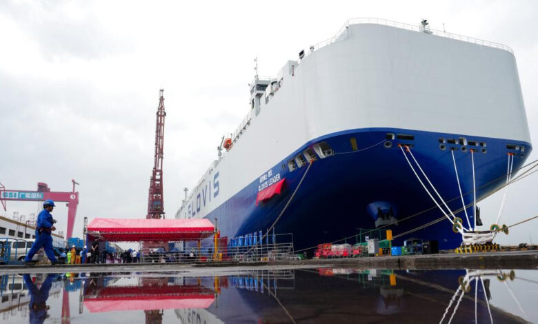 Trung Quốc bàn giao tàu chở ôtô lớn nhất thế giới