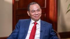Tỷ phú Phạm Nhật Vượng trở thành người giàu nhất Đông Nam Á Tỷ phú Phạm Nhật Vượng trở thành người giàu nhất Đông Nam Á