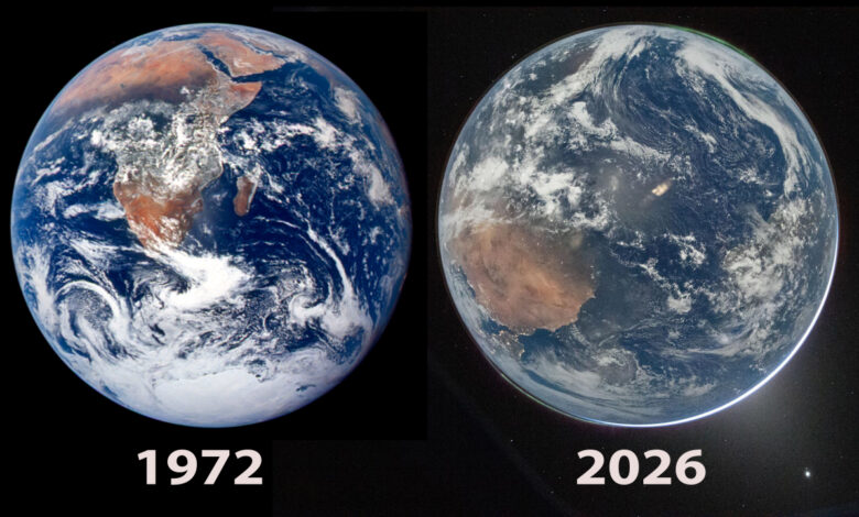 Tranh luận về ảnh chụp Trái Đất cách đây 54 năm ‘sáng đẹp’ hơn 2026 Tranh luận về ảnh chụp Trái Đất cách đây 54 năm ‘sáng đẹp’ hơn 2026