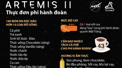 Phi hành gia Artemis II ăn gì trên tàu vũ trụ?