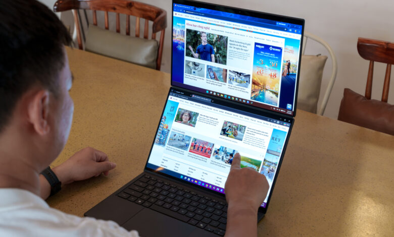 Zenbook Duo 2026 – laptop hai màn hình chạy chip Intel mạnh nhất