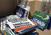 Escalating sign spat riles San Jose District 9 candidates