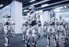 Nhà máy trung bình 15 phút sản xuất một robot hình người