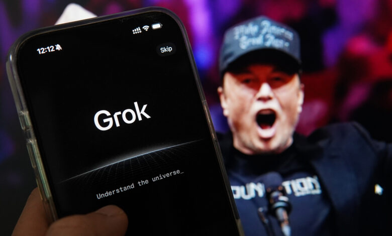 Grok của Elon Musk mất dần vị thế trong cuộc đua AI