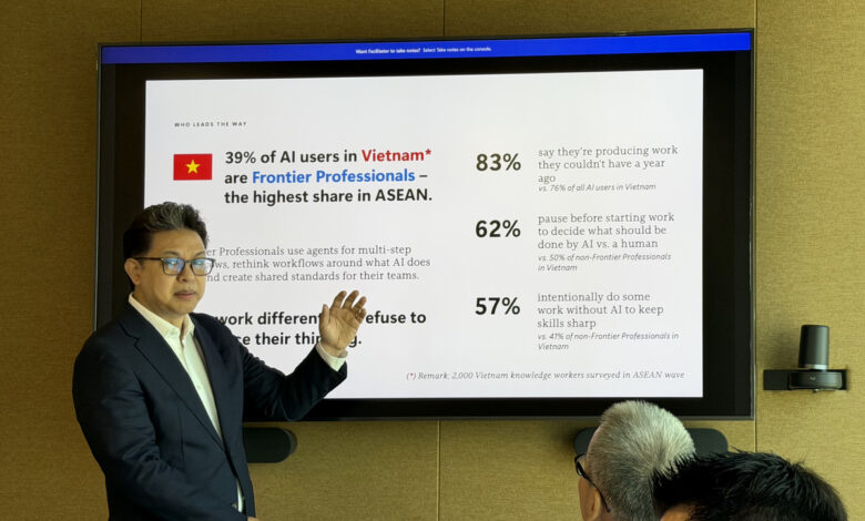 Microsoft: Việt Nam có tỷ lệ ‘nhân sự AI’ cao nhất Đông Nam Á