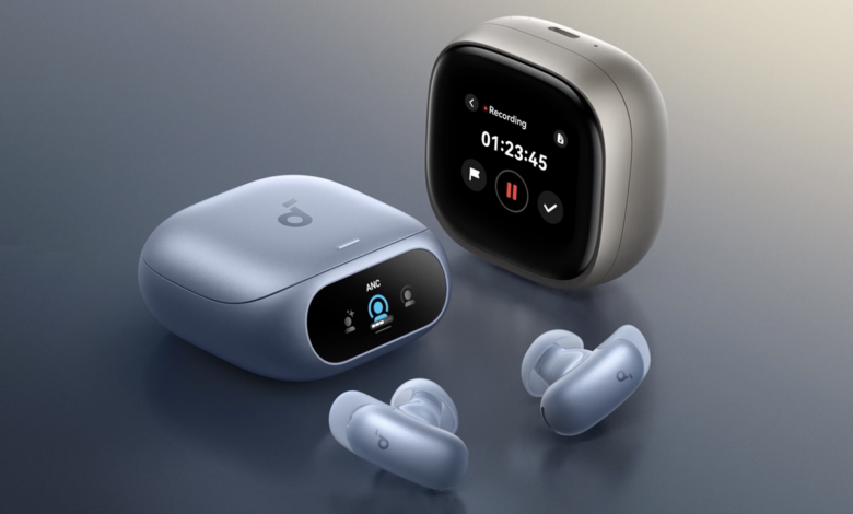 Loạt tai nghe True Wireless tích hợp màn hình hiển thị