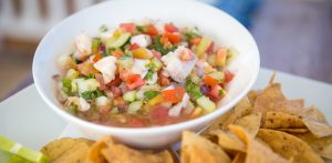 Ceviche Ô liu và Nho – Hương vị tươi mát từ Biển cả