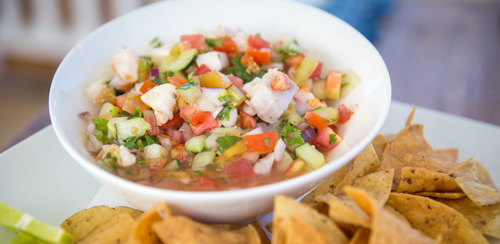 Ceviche Ô liu và Nho – Hương vị tươi mát từ Biển cả