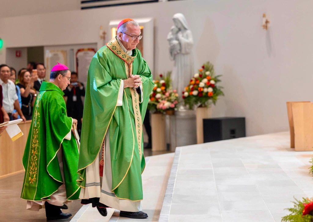 Đức Hồng Y Pietro Parolin thăm Giáo phận San Jose và cử hành Thánh Lễ tại Nhà thờ Đức Mẹ Lavang