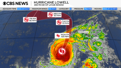 Cảnh báo bão: Bão Lowell đang tiến gần, Tây Hawaii chuẩn bị ứng phó! Cảnh báo bão: Bão Lowell đang tiến gần, Tây Hawaii chuẩn bị ứng phó!