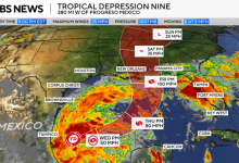 Bão đang hình thành ngoài khơi Mexico có thể ảnh hưởng đến Bờ Vịnh vào cuối tuần này